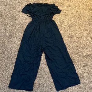 Blue Hollister Strapless Romper